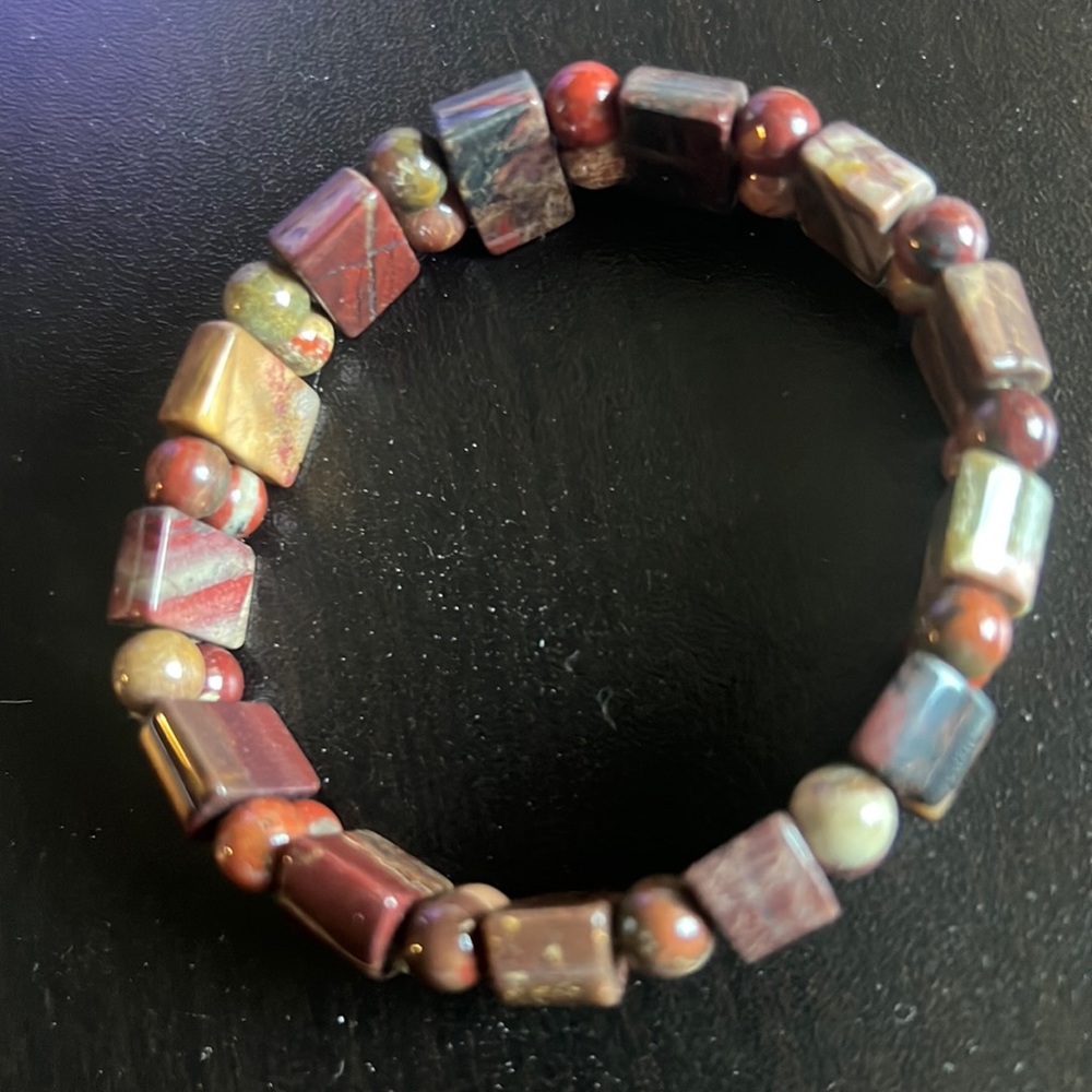 $35 - Multiple colors Jade Yoga Bracelet Chakra Sutra Handmade